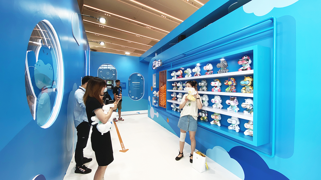 阿里巴巴设计周Ucan大会——盒马长廊（图ZMjY1MjU0MzY0） - 展陈设计 - 站酷设计师Jovita0728原创素材 - 站酷ZCOOL