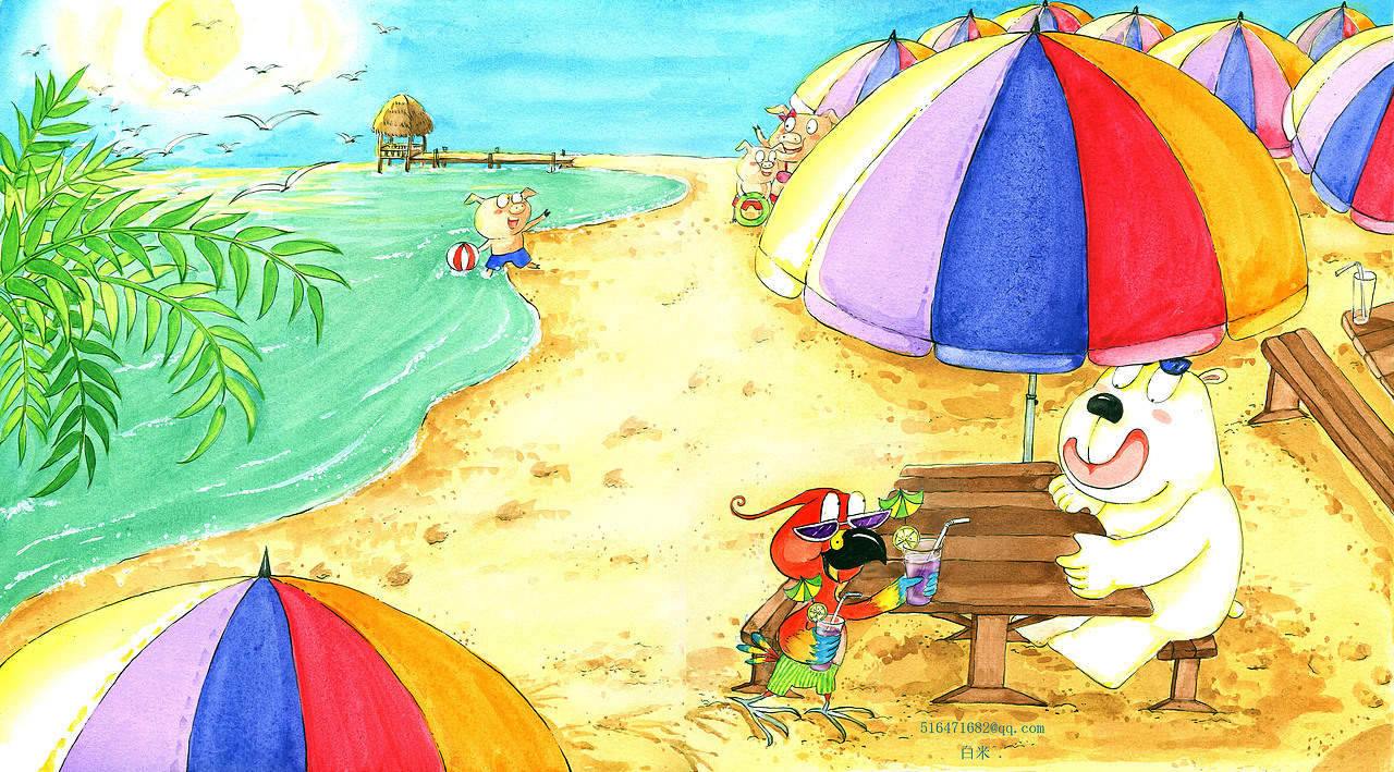 幼儿童书绘本插图