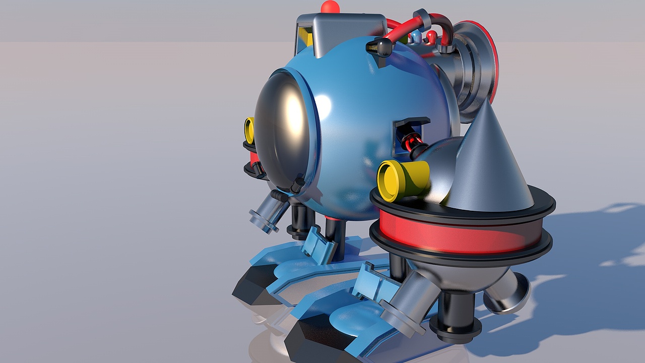 小机器人|三维|动画/影视|wlpng_临摹作品-站酷zcool