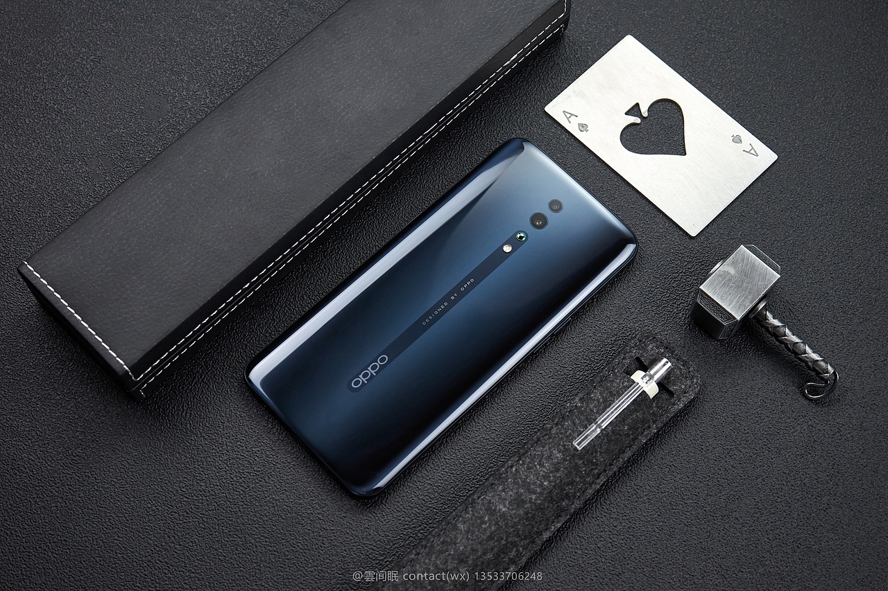 oppo reno z 黑色 手机 黑色场景图