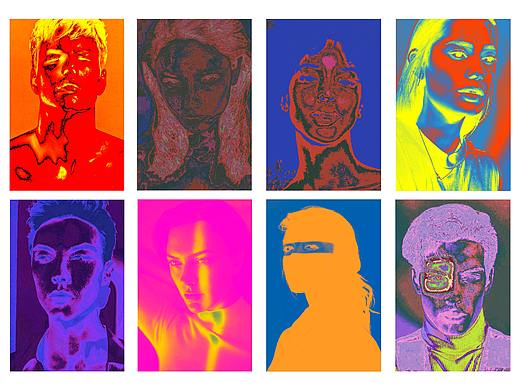 GLITCH FACE（个人主页-ZNDk3MzIzMjQ=） - 其他平面 - 站酷设计师阿斯温月原创素材 - 站酷ZCOOL