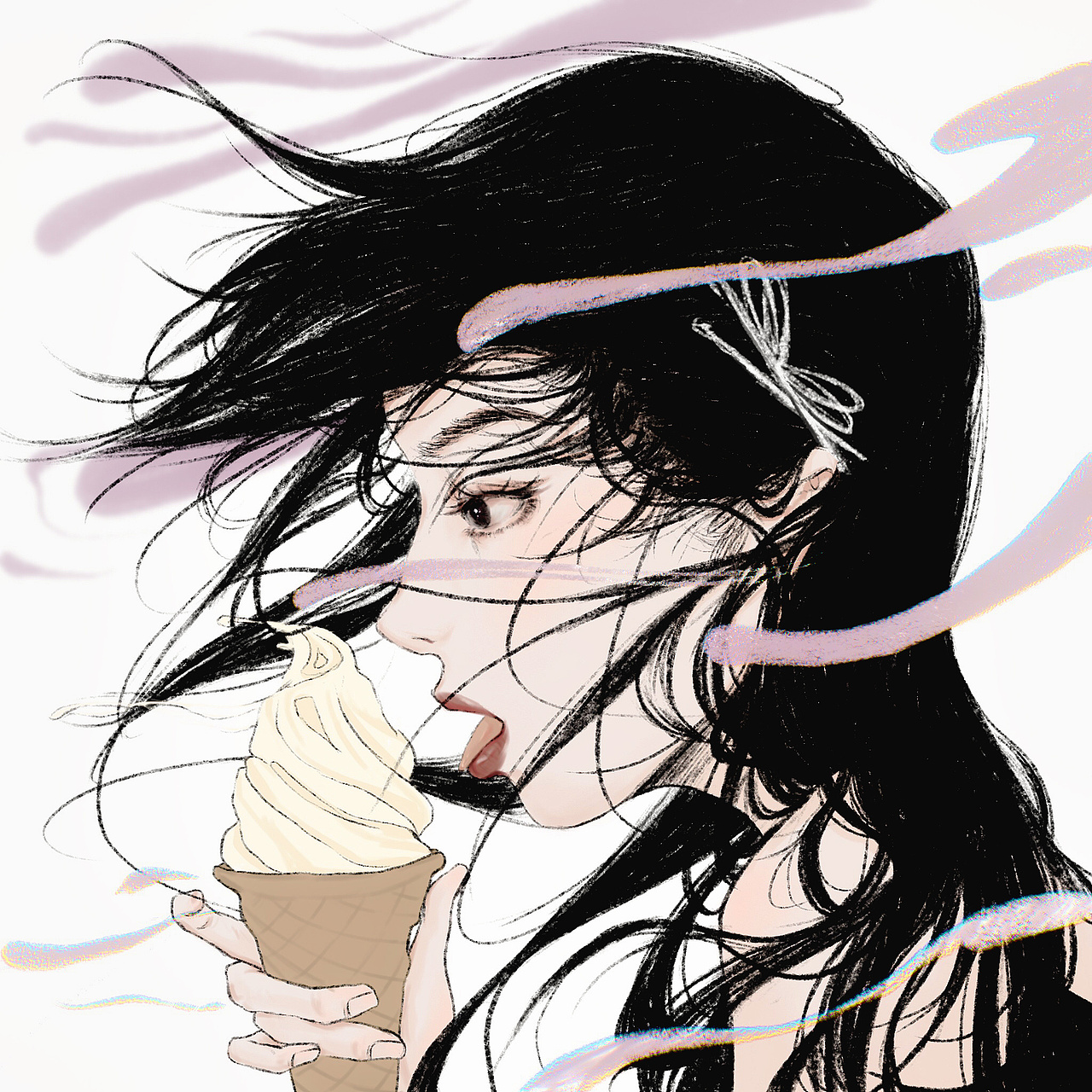 毛毛人物插画合集