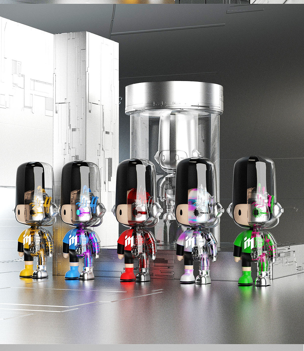 C4D潮玩IP音乐人乐哥机械版（图ZMjc2NzkxNjMy） - 人物/生物 - 站酷设计师Abbott&art原创素材 - 站酷ZCOOL