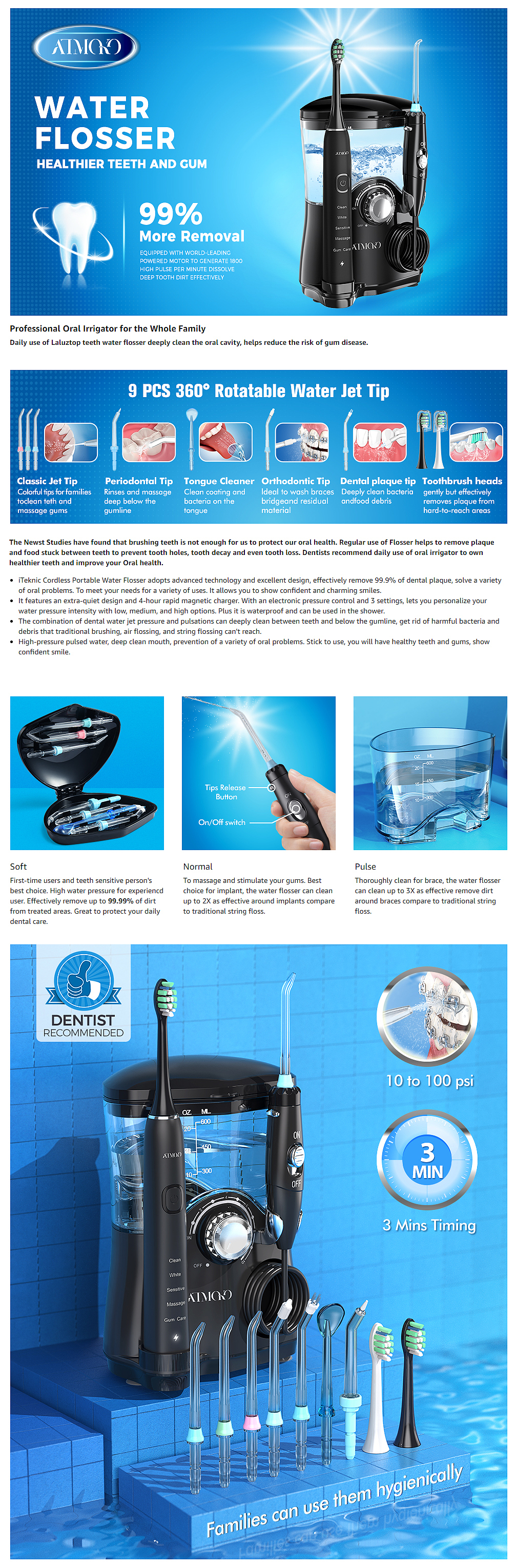 亚马逊冲牙器上架图