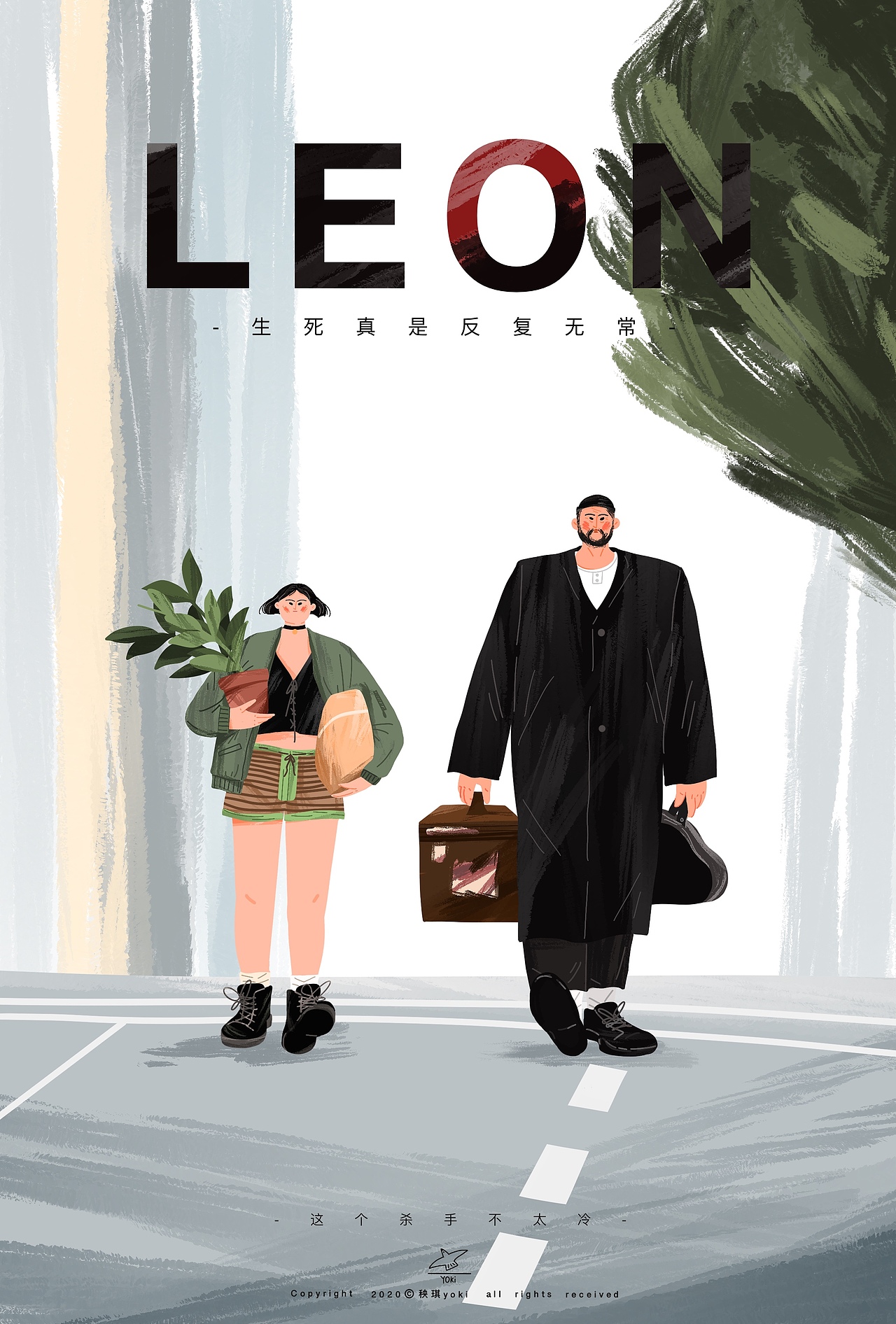 -电影海报插画大集合~（图ZMzI2OTczNzIw） - 创作习作 - 站酷设计师秧琪yoki原创素材 - 站酷ZCOOL