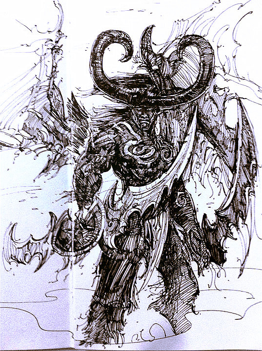 恶魔猎手||插画|煎熊 - 原创设计作品 - 站酷 (zcool)