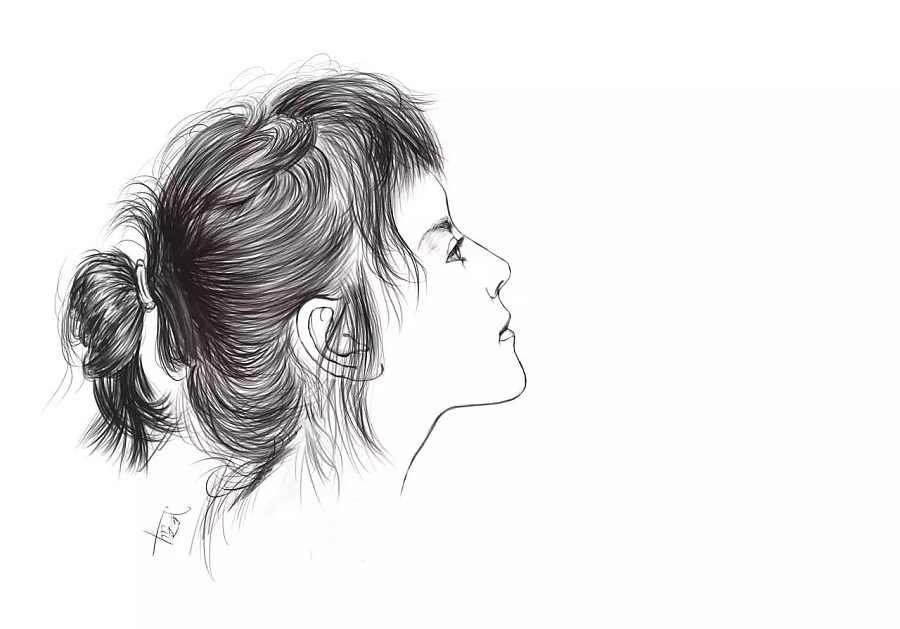 原创作品:45°仰望