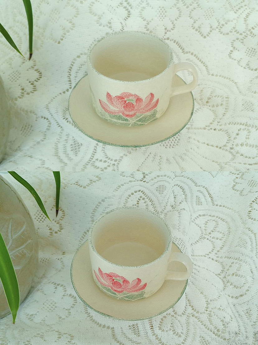 釉中彩系列 |荷花杯