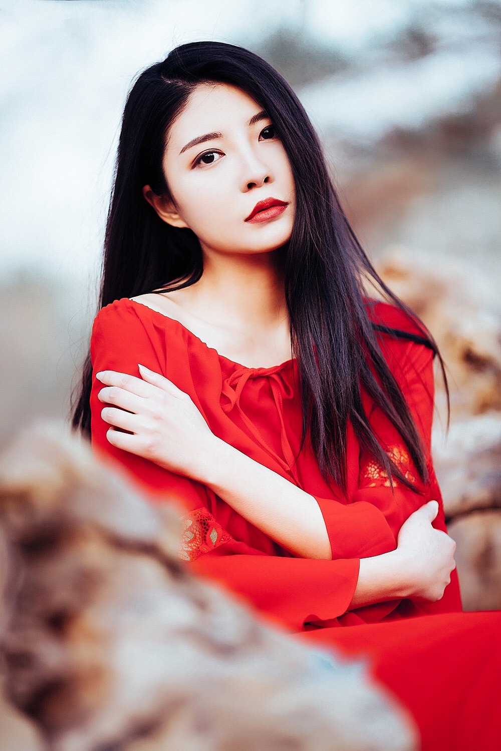 紅衣（圖ZNzU5MzA2NjA=） - 人像攝影 - 站酷設計師zimo子漠原創(chuàng)素材 - 站酷ZCOOL