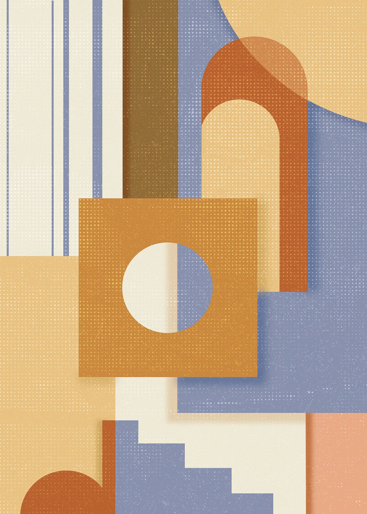 几何图形的尝试|插画|创作习作|井拾_原创作品-站酷zcool