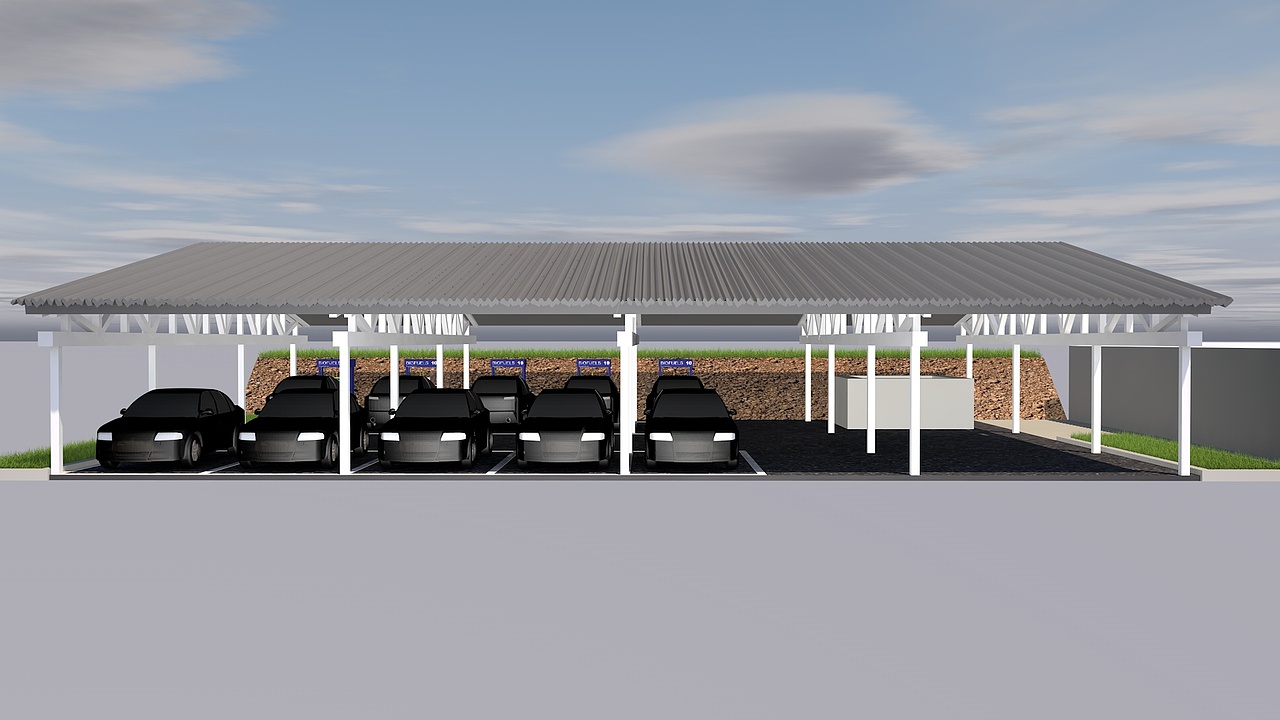 楚能项目停车棚（图ZMzQxMjYzOTI4） - 建筑/空间 - 站酷设计师宜昌阿东原创素材 - 站酷ZCOOL