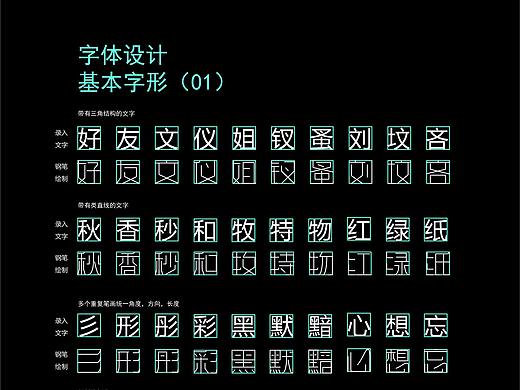 基本字体设计