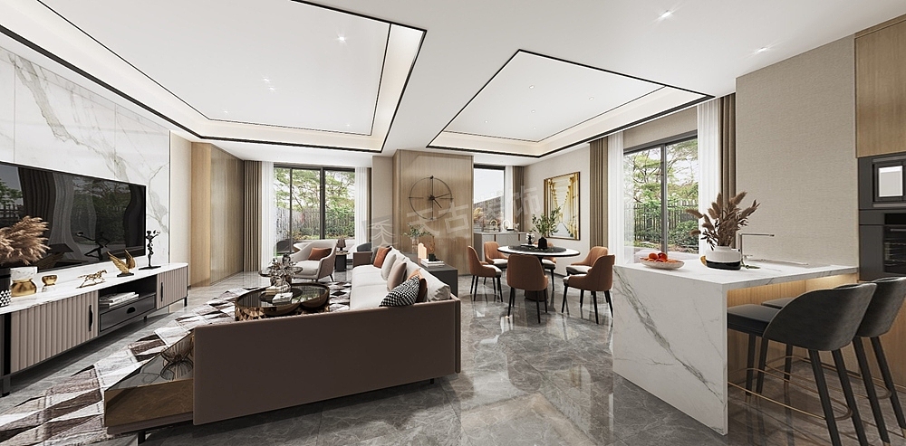 恒大麓山湖装修,麓山湖叠拼户型方案,天古设计师黄德华