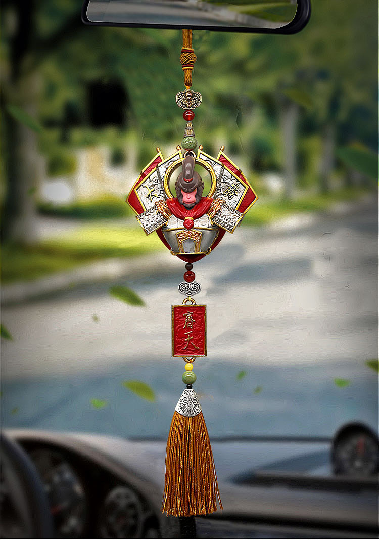 齐天大圣原创车挂设计，让英雄一路同行