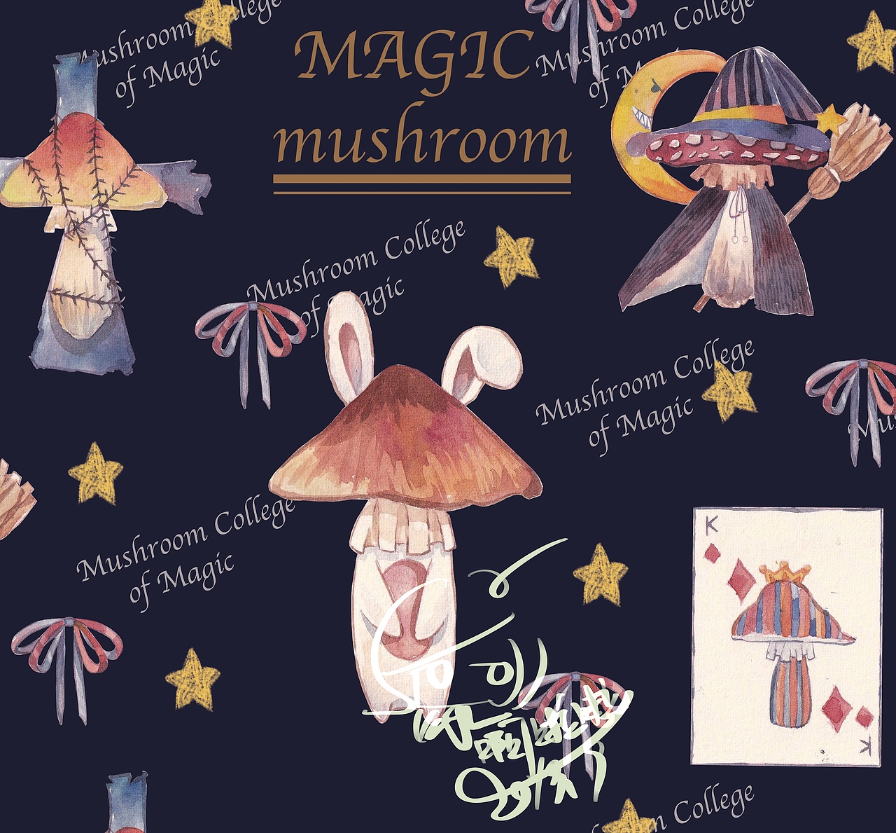 Lolita 柄图-魔法菇菇