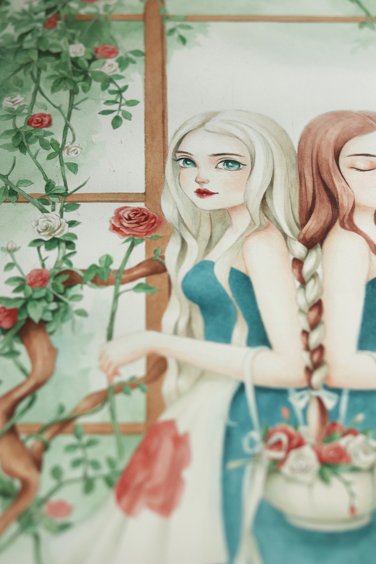 双生（图ZMjE0MDI0MzUy） - 创作习作 - 站酷设计师Gladys红色小鱼原创素材 - 站酷ZCOOL