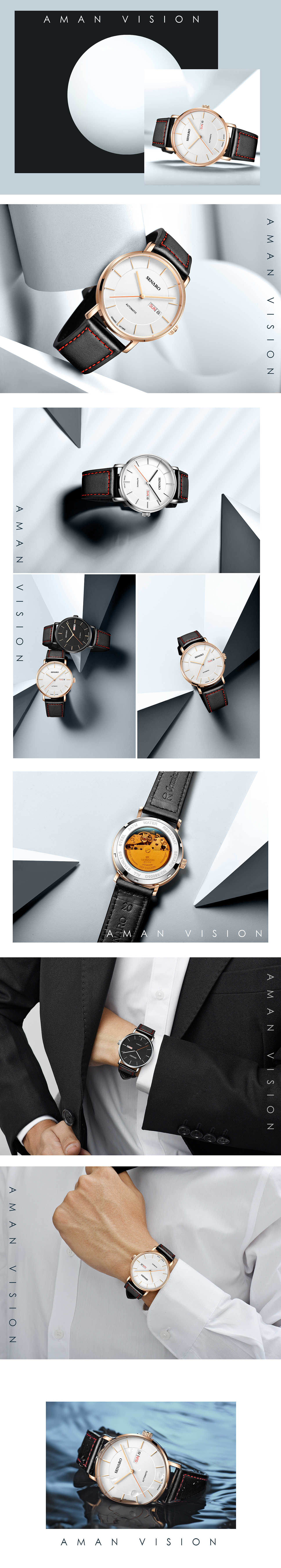 手表场景 手表模特 AMANVISION 简约（图ZMTc0NDQ3NDEy） - 产品摄影 - 站酷设计师amanvision原创素材 - 站酷ZCOOL