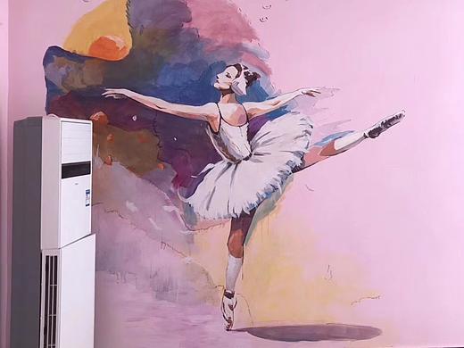 长沙市浏阳县村部妇女儿童之家墙绘作品