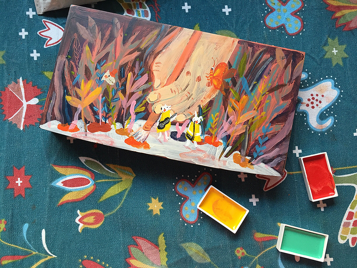 跟我一起来画画吧（图ZNzc4MDA0ODA=） - 商业插画 - 站酷设计师张王哲原创素材 - 站酷ZCOOL