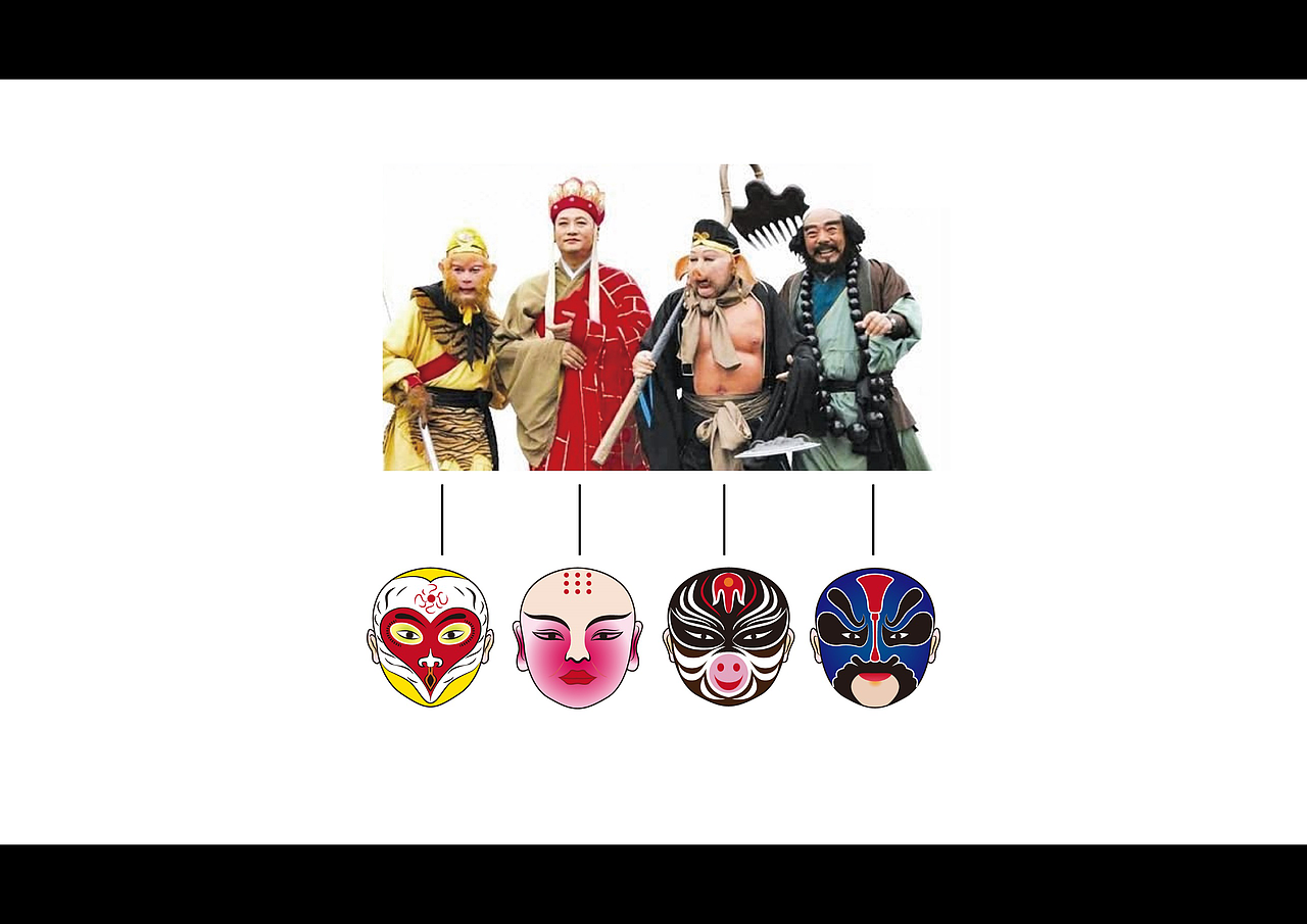 京剧脸谱x板城烧锅同一角度不用的美