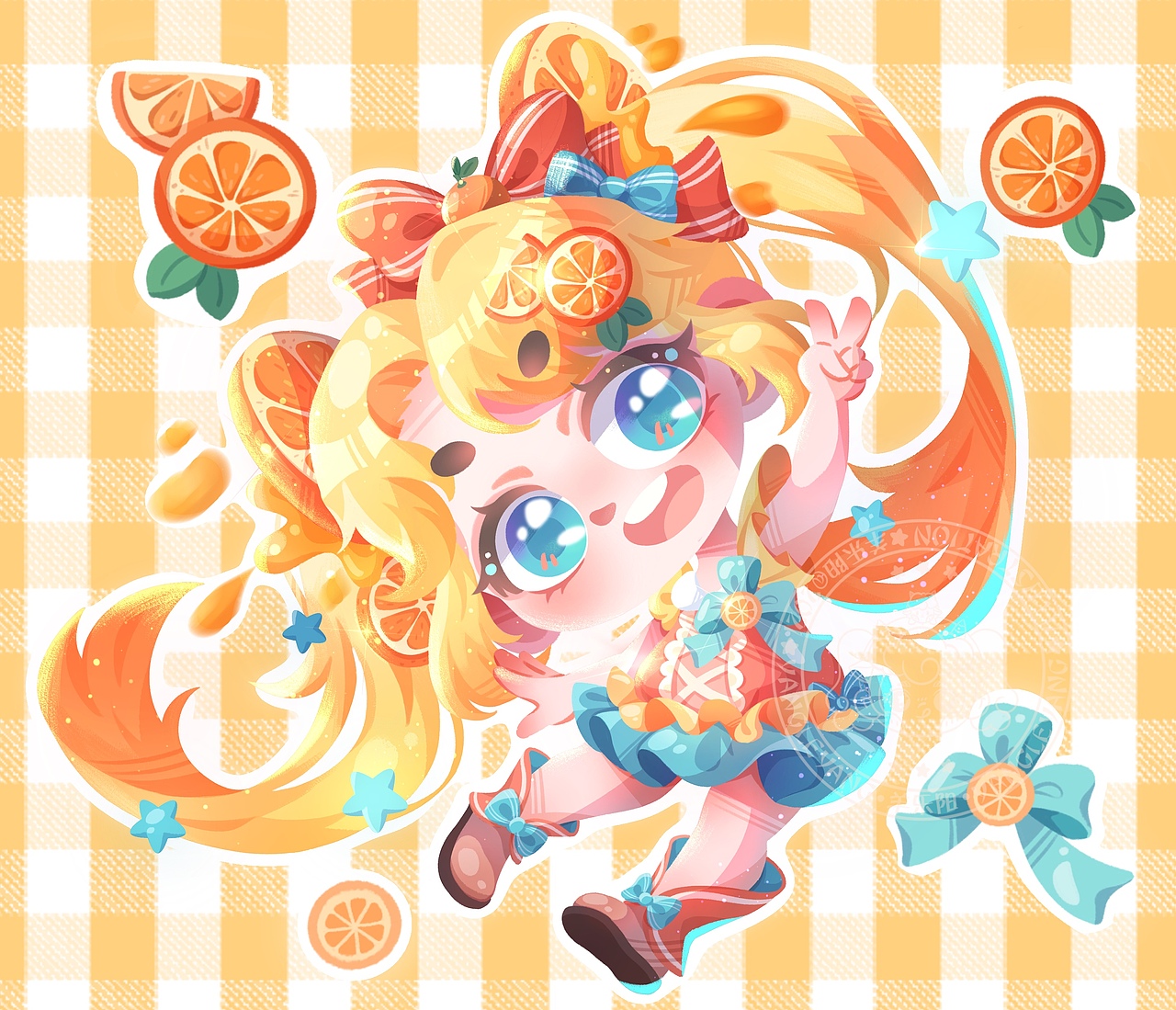 水果拟人系列插画｜Q版