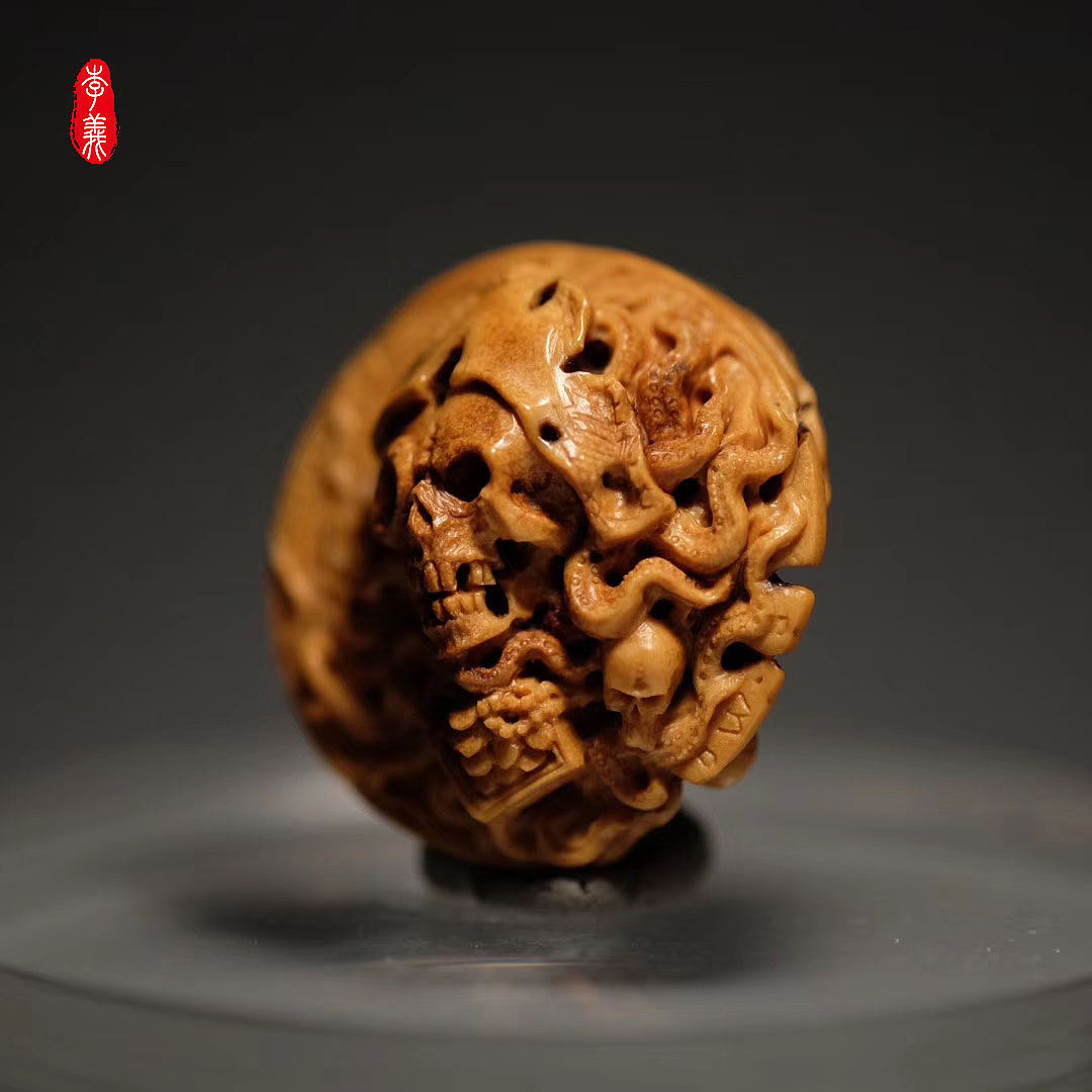 李义核雕——阿兹克特海盗币