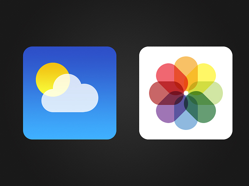 每日一练_临摹苹果ios系统图标 天气 照片（图ZNTAzNjQ4NzY=） - 图标 - 站酷设计师zhangziyi原创素材 - 站酷ZCOOL