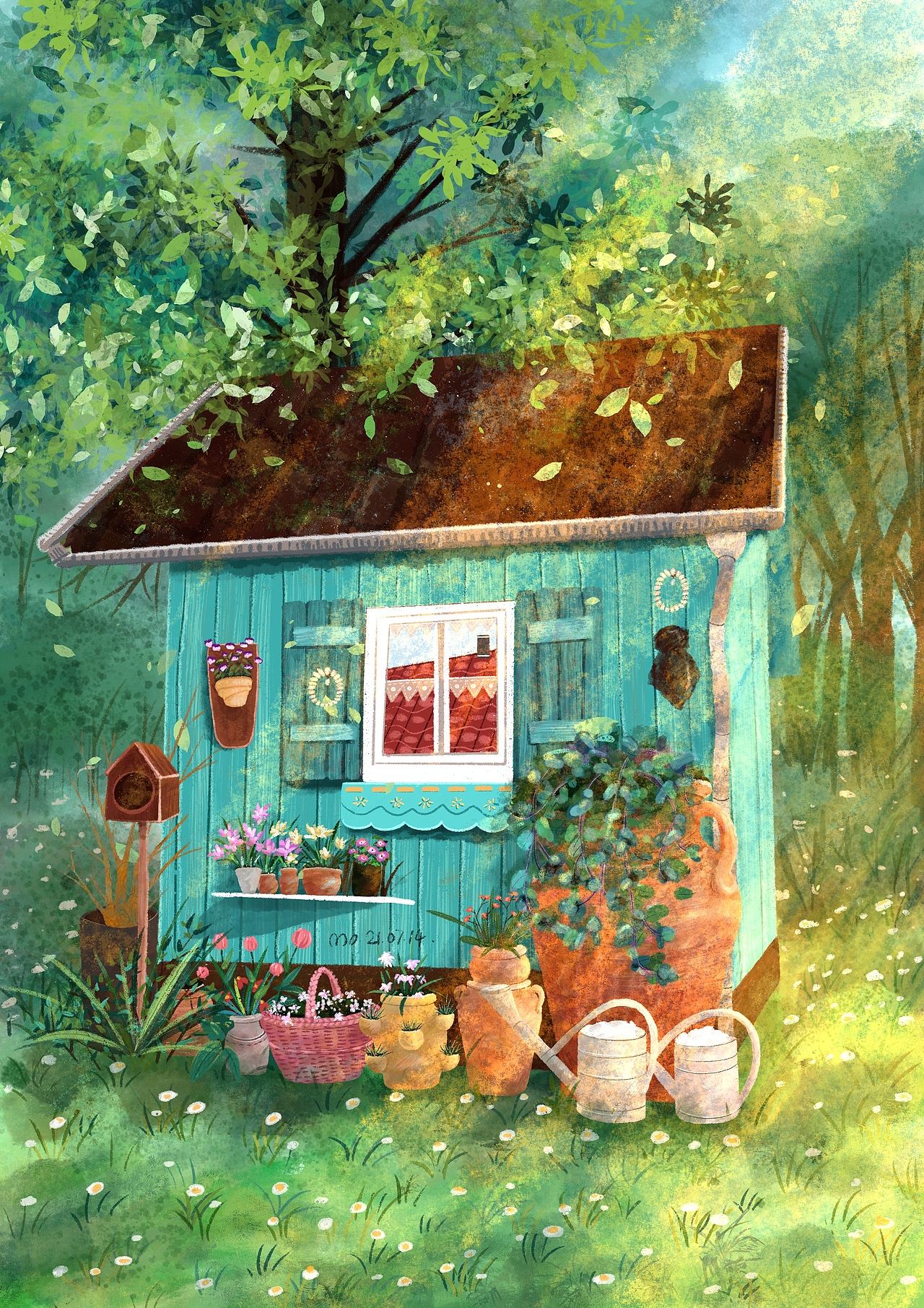 魔法屋|插画|绘本|莫丑丑_原创作品-站酷zcool