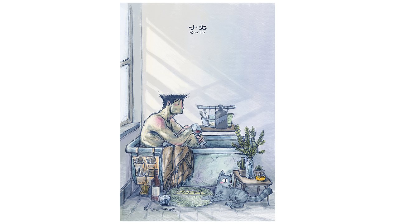 《马克与赛克》陪你度过上班第一天（图ZOTMzMDgzNzY=） - 商业插画 - 站酷设计师Simon小火原创素材 - 站酷ZCOOL