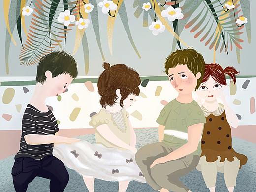 四小只（个人主页-ZMzgxOTU2ODQ=） - 儿童插画 - 站酷设计师大米MOMO原创素材 - 站酷ZCOOL