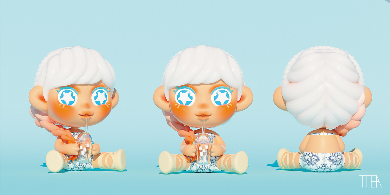 夏日么么茶 | 原创ip 设计 -TTEA