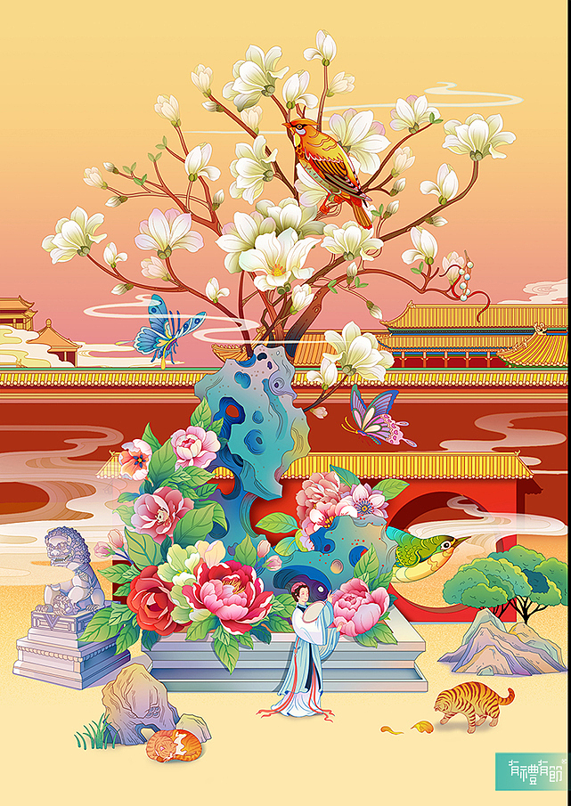 2021传家日历部分插画（图ZMzI2MzY2MDg0） - 商业插画 - 站酷设计师江湖studio原创素材 - 站酷ZCOOL