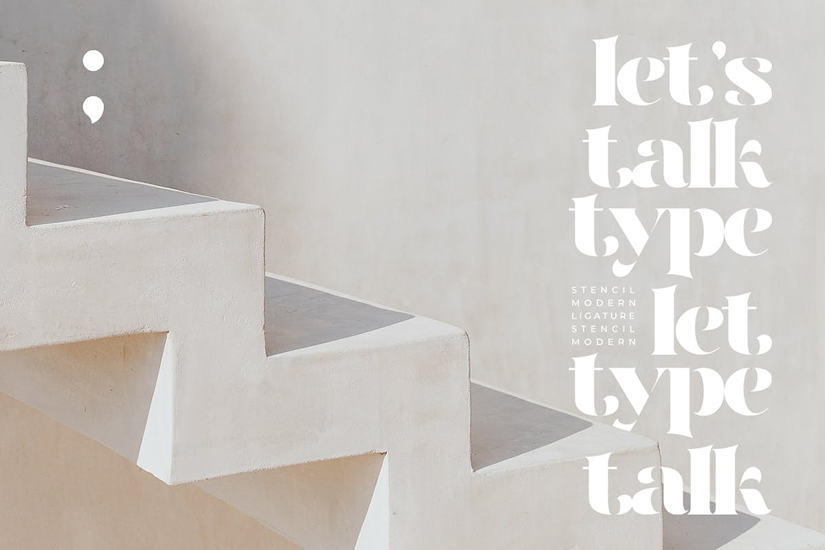 高级优雅时尚现代极简主义经典品牌标识标题英文字体