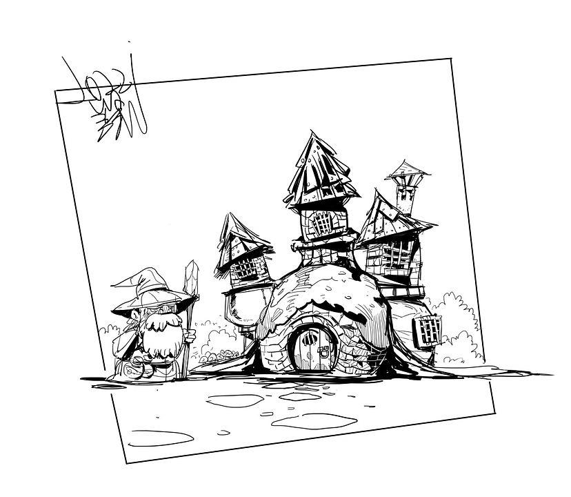 2022年的部分作品01～（图ZMzM0Njk5NDAw） - 概念设定 - 站酷设计师画画儿老王原创素材 - 站酷ZCOOL