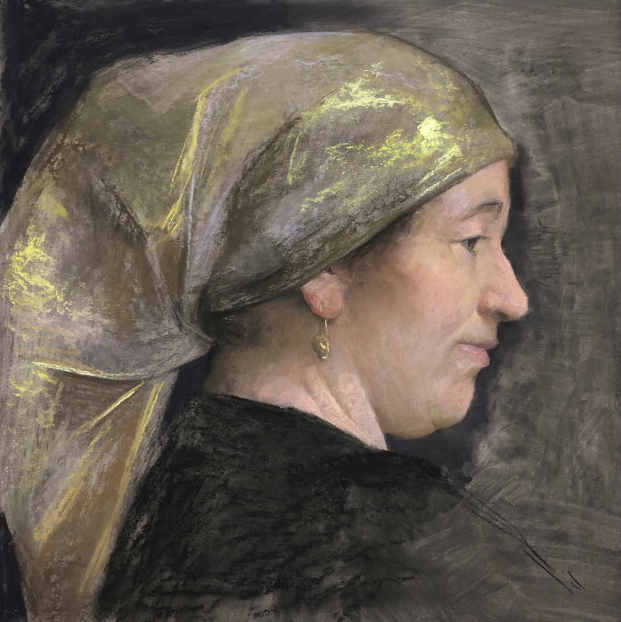 《喀什妇女像》