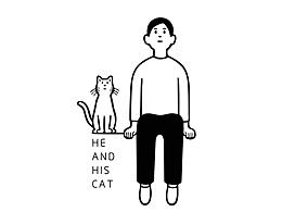 他和他的猫