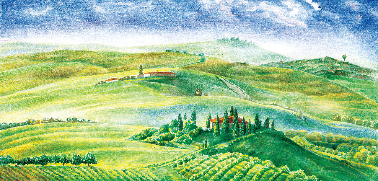 《風景繪》（圖ZMjU5Mjk0Mzc2） - 商業(yè)插畫 - 站酷設計師SanJi三吉原創(chuàng)素材 - 站酷ZCOOL