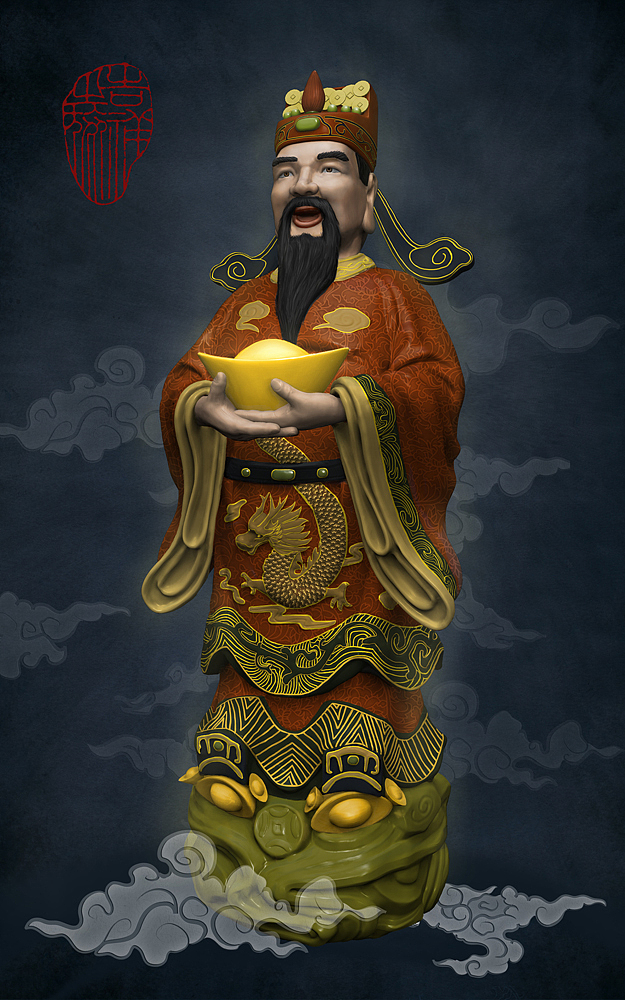 財神（圖ZMzI0ODUyOA==） - 人物/生物 - 站酷設計師iKeel原創(chuàng)素材 - 站酷ZCOOL