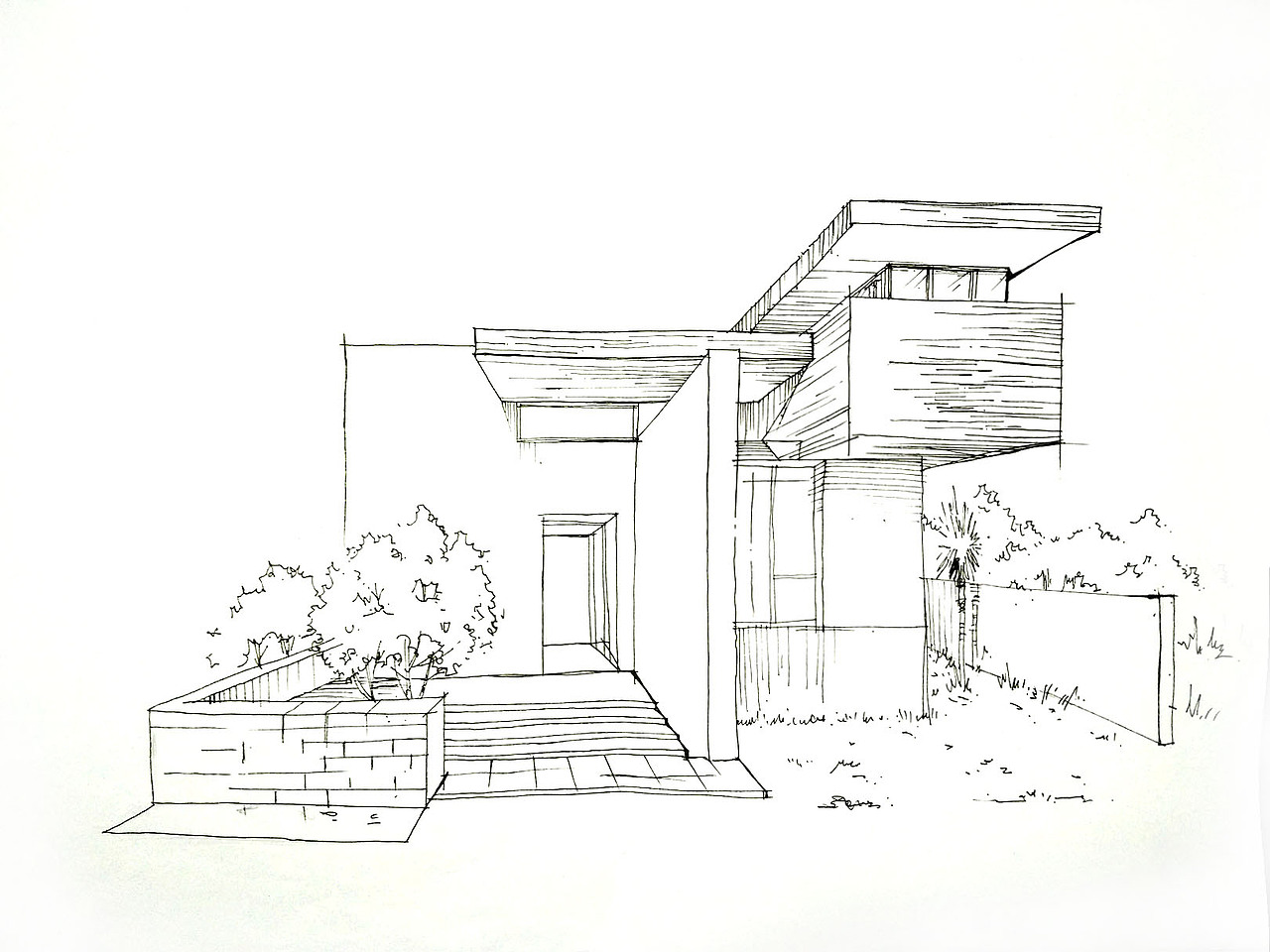 建筑手绘（图ZMTA2MjM4MTU2） - 建筑设计 - 站酷设计师浅度微微笑原创素材 - 站酷ZCOOL