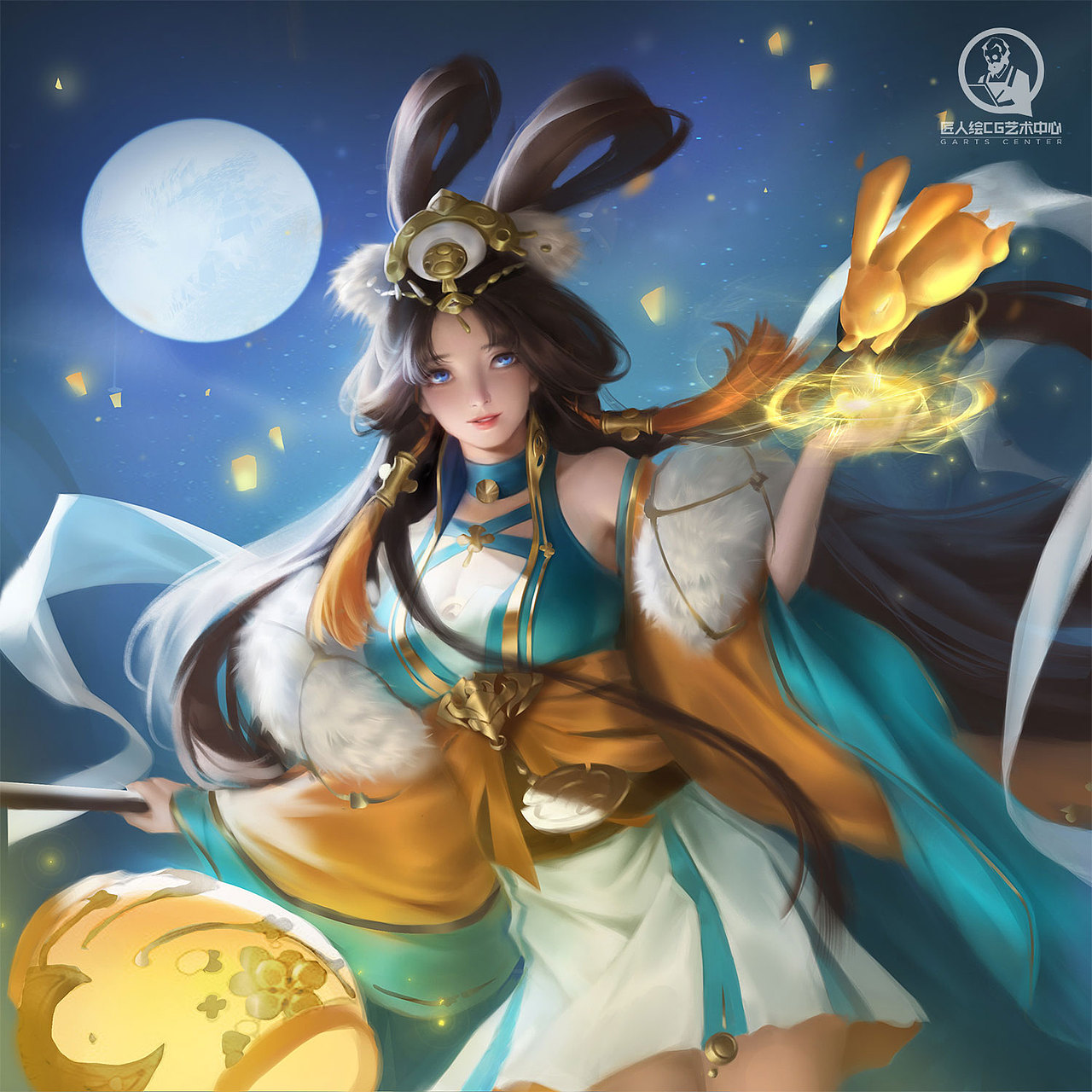 三国幻想志大陆中貂蝉的广寒仙子皮肤