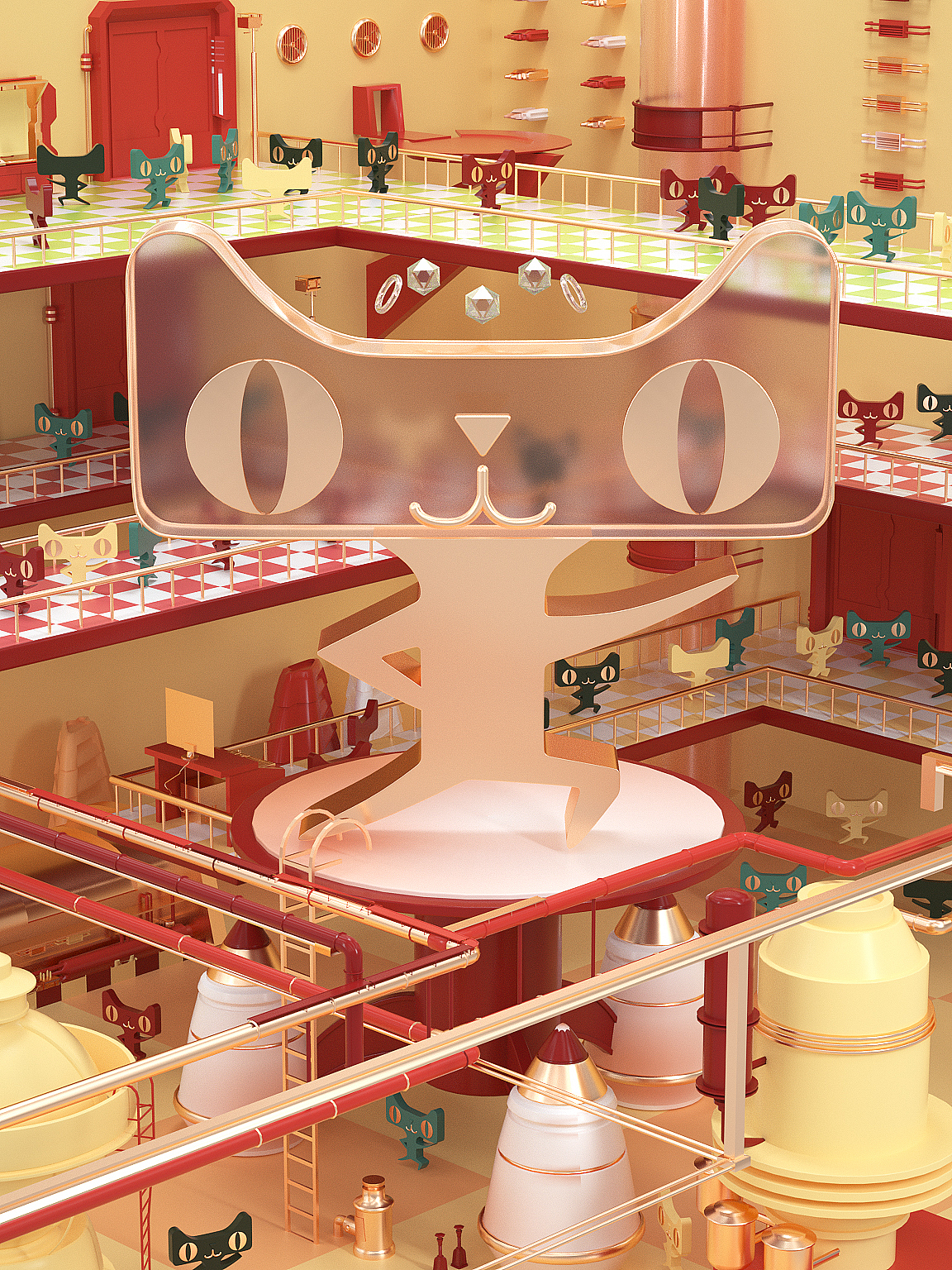 OC第三期学员作品——NiaoNiao的C4D课堂(下)