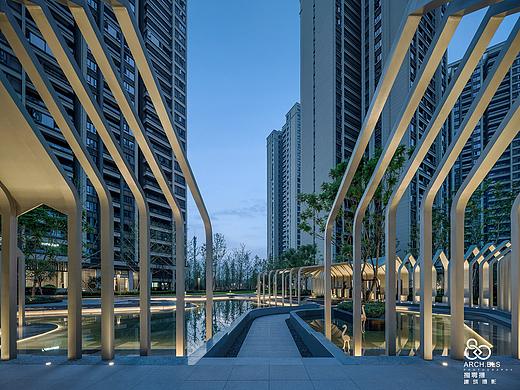 重庆融创文旅城御澜大区景观实景