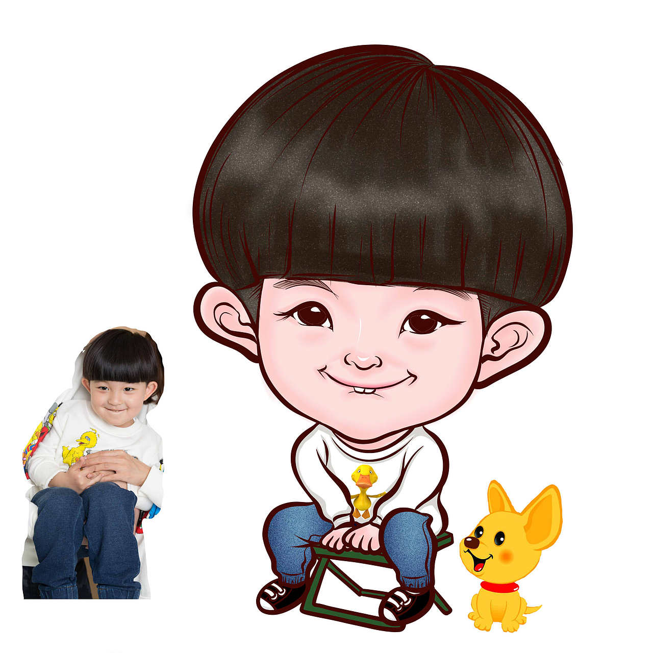 全家福（图ZMTk5MjcxMDMy） - 单幅漫画 - 站酷设计师要什么就画什么原创素材 - 站酷ZCOOL