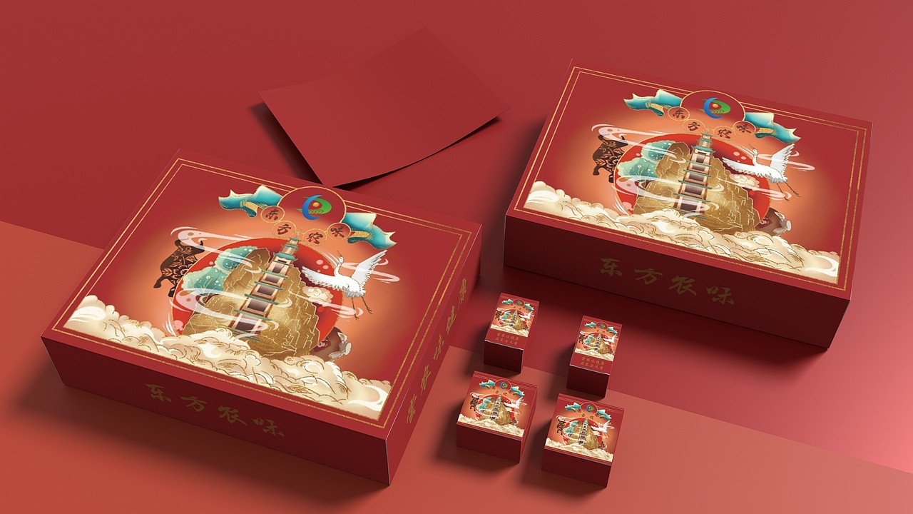 聚恒广告x外贸礼盒插画包装设计