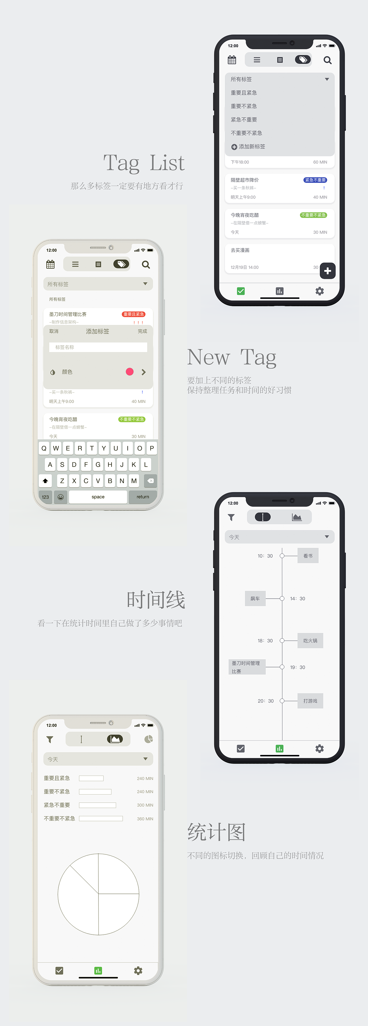 时间管理APP-Tag Time（图ZMTM4MDM0ODky） - 交互/UE - 站酷设计师Lionel阿潜原创素材 - 站酷ZCOOL