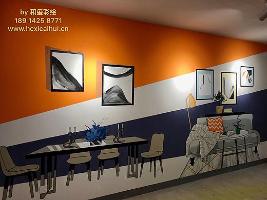 舟山禹洲金宸府清水样板房彩绘