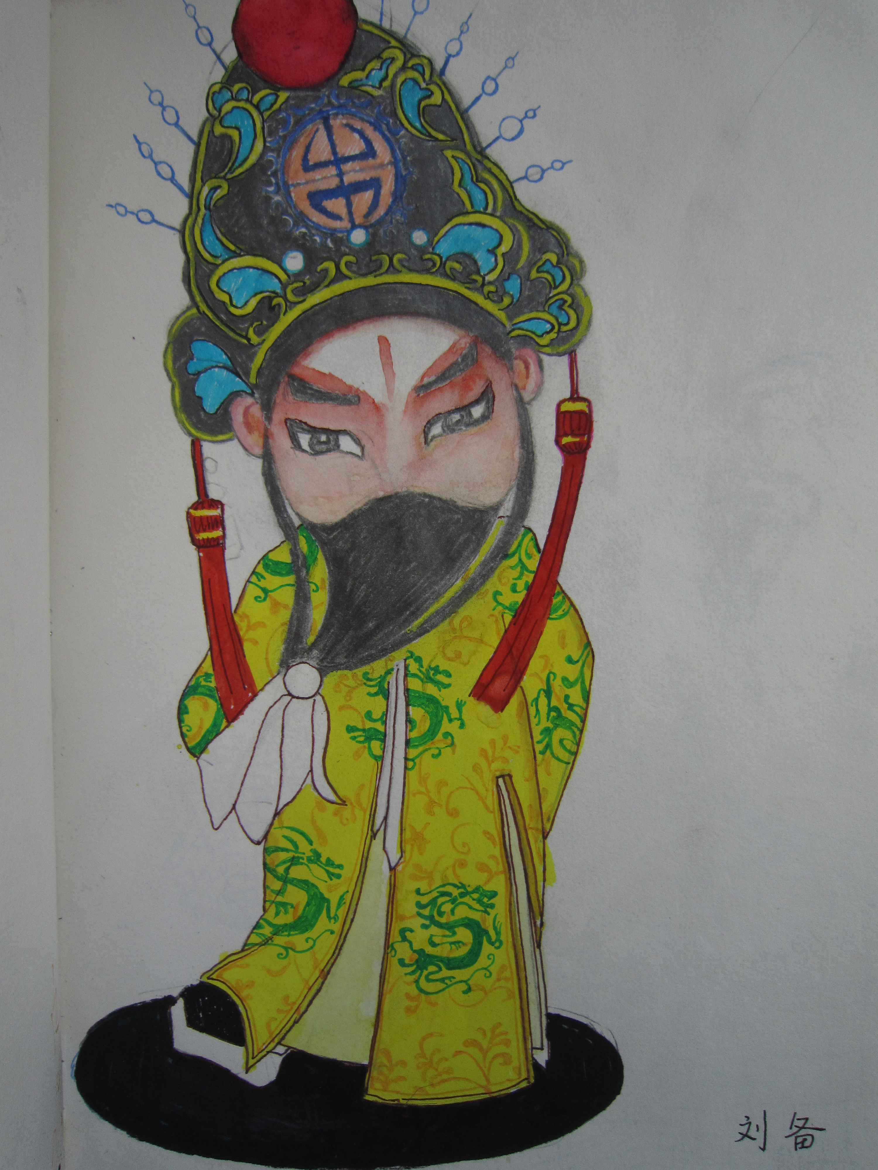 刘备|插画|插画习作|福子 - 原创作品 - 站酷 (zcool)