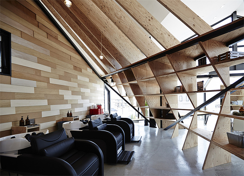 美发店装修设计|美发沙龙设计|理发店设计|美业设计