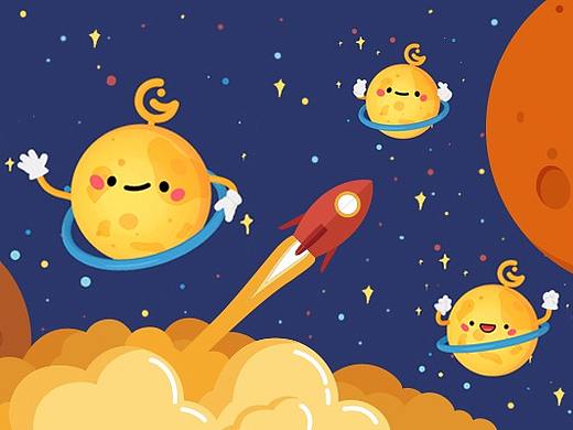 光芒影业“光芒星球”GIF表情动态设计