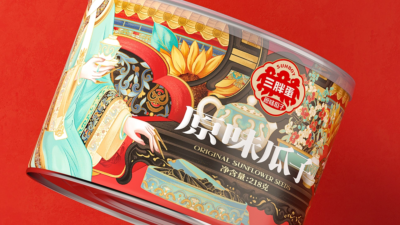 尚智&times;三胖蛋｜原味瓜子包装设计｜食品包装｜礼盒包装